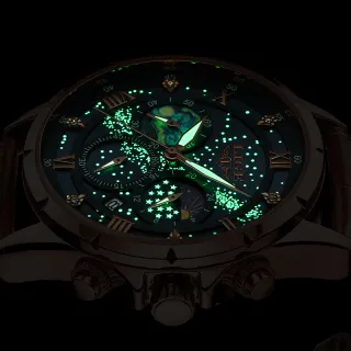 Relógio de Pulso Luminoso Automático à Prova d