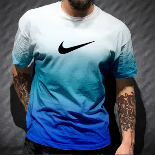 Camiseta Estampada 3D Manga Curta Moda 2023 - 3