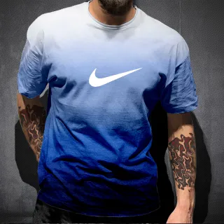 Camiseta Estampada 3D Manga Curta Moda 2023 - 3