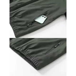 Esportiva Masculina Impermeável Quiks Hooded Windbreaker - Azul Marinho