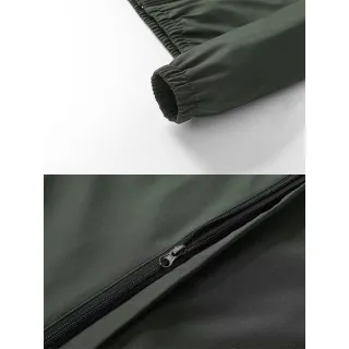 Esportiva Masculina Impermeável Quiks Hooded Windbreaker - Azul Marinho