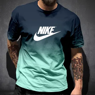 Marca de Moda: Camiseta Casual Manga Curta 3D Verão Porto - 2