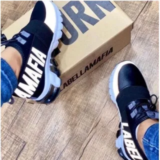 Pronta Entrega Tênis Bela Mafia Saturn Unisexx Feminino Masculino - PRETO/NUDE *Neo adds