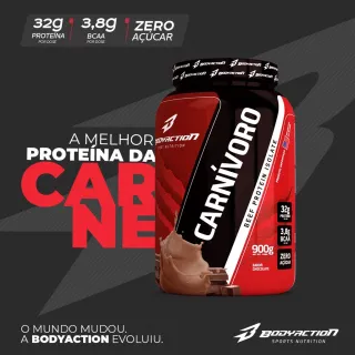 Proteína Isolada da Carne Whey Carnivoro 900g - Bodyaction - Napolitano