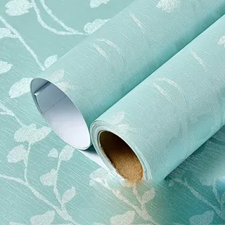 Adesivo Texturizado Galho Branco para Cozinha, Banheiro, Quarto e Sala - 1MX61CM - 3044 Galho Azul (1mx61cm)
