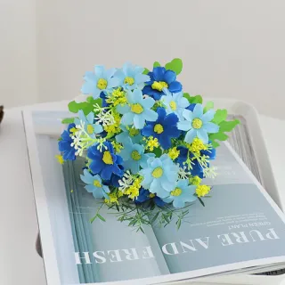 Decoração Jardim Festa Hotel Família Casamento Flor Seda Artificial - purple