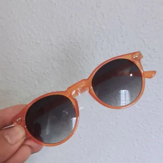 Óculos de Sol Feminino/Masculino Moldura Laranja Retro Ulzzang Candy Color - C2