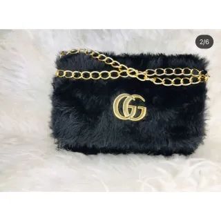 Lançamento Bolsa Feminina GG Alça Corrente - Blogueirinha - Azul