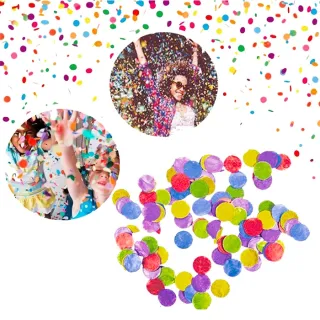 Decoração de Festa Junina e Carnaval: Pacotes com 5 Confetes de Papel - Único