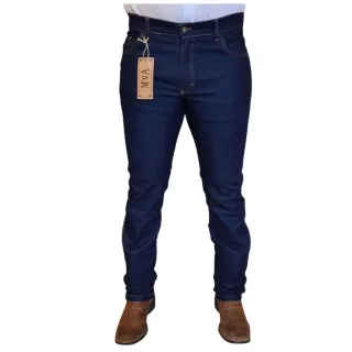 Rodeio Calça Jeans Masculina Country Elastano - Azul Marinho