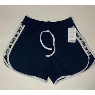 Moda Blogueira Short Feminino Verão Malha Ribana Canelada - Pink