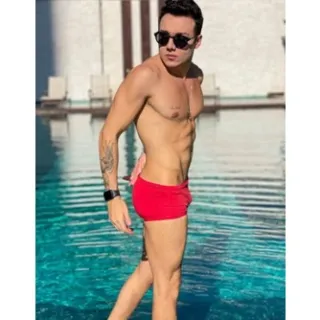 Sunga Masculina Boxer para Praia, Piscina e Natação - Sunga Preto