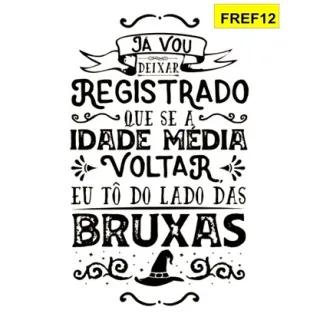 Placa Frases Feminista Decorativa - 20 opções - FREF08