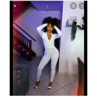 Moda Gringa: Macacão Branco Gringa - Branco
