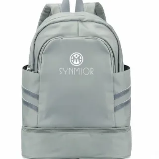 Reforçada Escolar Faculdade Mochila Grande Sports Colorida Masculina e Feminina - Cinza