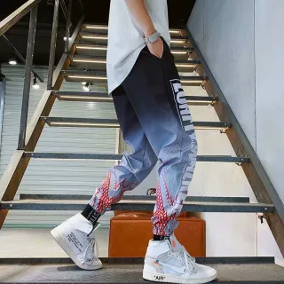 Calças Masculinas Streetwear Cargo Hip Hop Joggers - K2