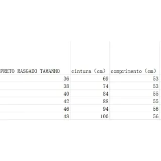 Rasgado 100% Algodão Bermuda Jeans Sarja Masculino - SKY rasgado#2