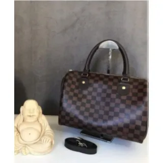 Promoção Relâmpago: Bolsa Feminina e Carteira Lorena em Compra - MARROM/CREME