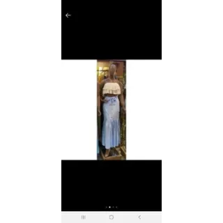 Botão longa saia viscose - Raryel - Preto perola