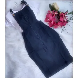 Saia Justa com Zíper - Jardineira Salopete - Camuflada