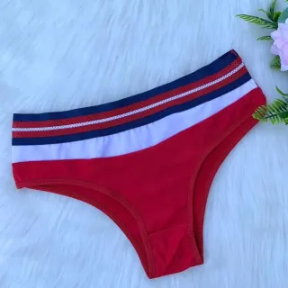 Conjunto de 5 Calcinhas Tanga Confortável Cintura Alta - GG 42/44