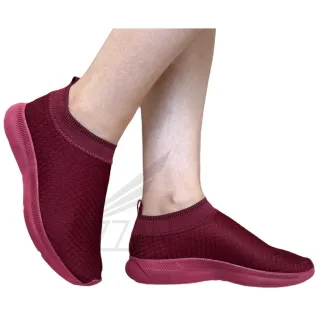 Promoção Tênis Confortável Leve Meia Feminino - Dia a Dia, Trabalhar, Correr - Rose