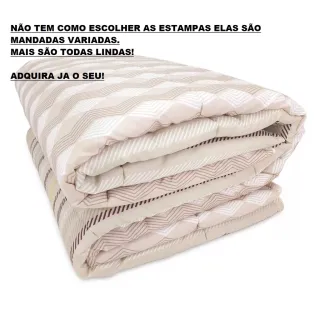 Cobertor Dupla Face Solteiro Estampa Variadas Poliéster - Feminino