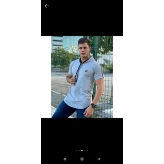 Camisa longline masculina com capuz em algodão fio 30.1 penteado - Branca