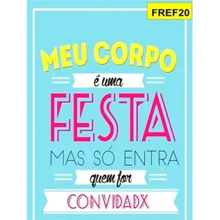 Placa Frases Feminista Decorativa - 20 opções - FREF08