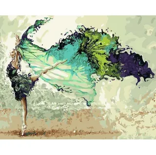 Quadro Tela Diy Kit Pintura Em Números Terapêutica - Tinta Acrílica, Pincel - 19 - Quatro estações