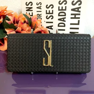 Bolsa de Mão e Necessaire Maquiagem Santa Lolla/ Carteira Feminina - ROSE CARTEIRA SL