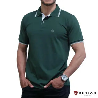 Camiseta Masculina Polo em Algodão - Azul Marinho