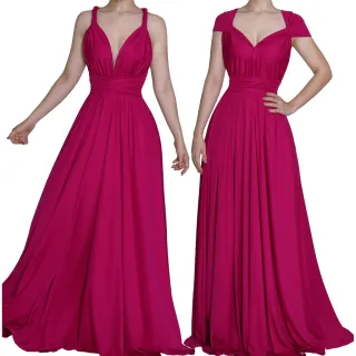 Vestido Multiformas Infinity Longo de Festa - Modelo 238 - Terracota