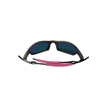 Estilosa Juju Lupa Feminino Masculino Óculos Mcs - Chumbo  Azul