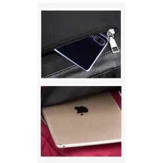 Mochila Impermeável Feminina Bolsa - Raryel - Cinza