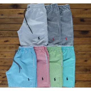 Moda masculina: bermudas de praia estilo mauricinho - Azul Marinho