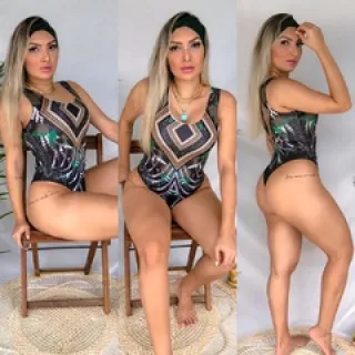 Moda 2022: Maiô Regata Feminino em Suplex - Corrente