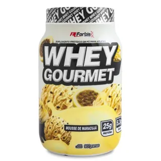 Protein Gourmet Whey 907gr - FN forbis (ORIGINAL) - Morango REFIL