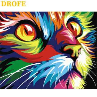 Pintura A Cores Por Números - Drofe (40X50 Cm) - 1464