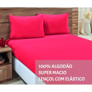 Promoção - Jogo de Lençol Malha 100% Algodão Sortido (King, Queen, Solteiro, Casal) - CASAL