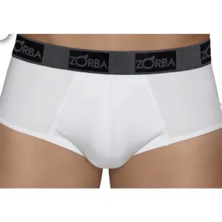 Cueca Zorba Slip Confort Cotton Original Mod 674 - Branco