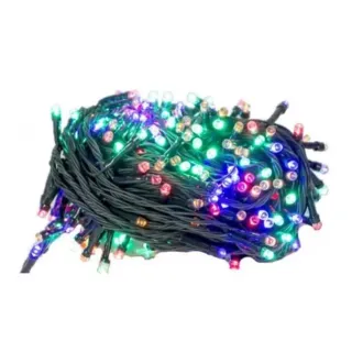 Enfeite Natal Arroz Colorido Pisca Pisca - 100 Lâmpadas - Colorido