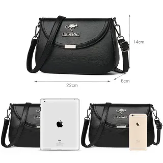 Bolsas Pequenas de Couro Macio Vintage - Ombro Grande Capacidade - Vermelho