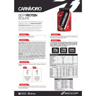 Proteína Isolada da Carne Whey Carnivoro 900g - Bodyaction - Napolitano