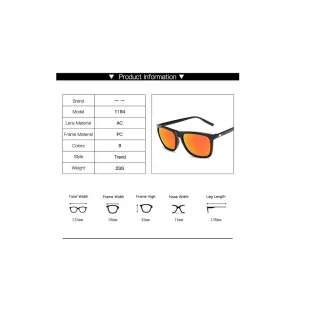 New Luxury Brand Reflective Sunglasses Men Classic Square Trendy Vintage Driving Eyewear - C8.GRAY&SILVER