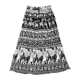 Cigana Indiana Saia Longa P M G GG - Várias Cores - Lilás