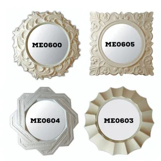 Espelho com Moldura em Gesso ME0600 - Único