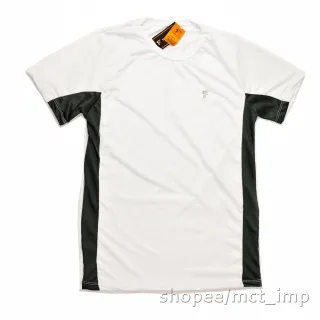 Blusa Leve Camiseta Masculina Fitness Treino Academia - Faixa Lateral Verde Militar