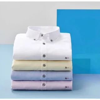 Camisa Slim Fit Aramis Manga Longa Lisa - Rosa Claro