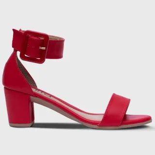 Barata Confortável Sandália Casual Feminina Médio Salto Tendência Básico Munita-50.11 - Nude